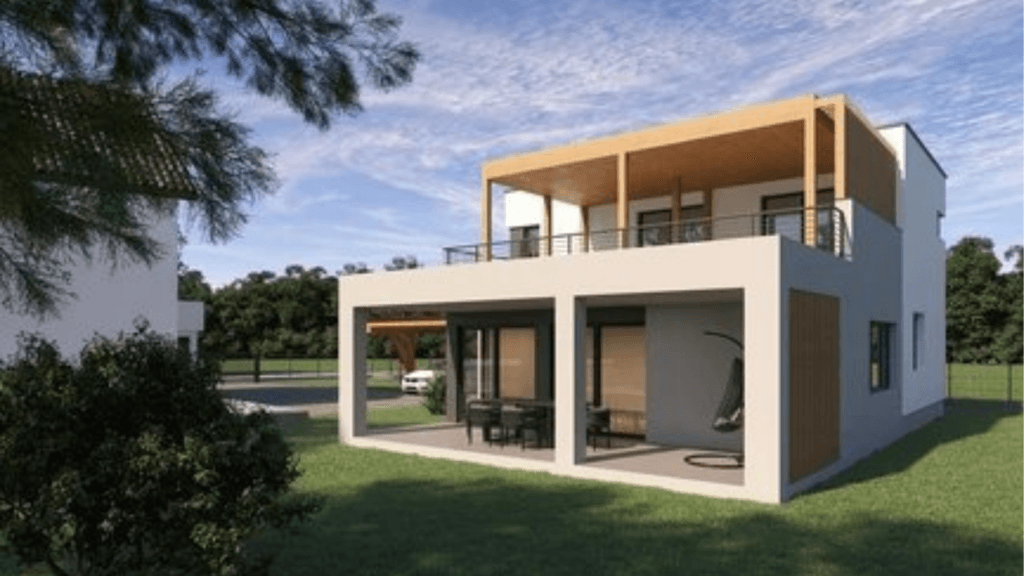 Modern house in Bangalore built by Artscape Developers