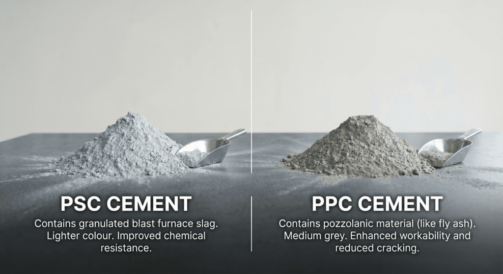 PSC Cement vs PPC Cement