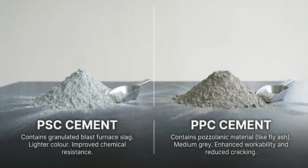 PSC Cement vs PPC Cement